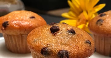 Muffins aux Bananes et Pépites de Chocolat
