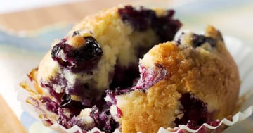 Muffins aux Bleuets aux Arômes de Brandy