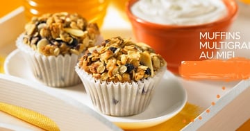 Muffins Multigrains au Miel