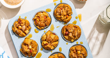 Muffins Pain Doré aux Pommes et Pancetta