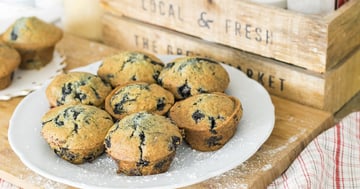 Muffins Santé aux Bleuets