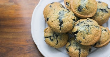 Muffins Santé aux Bleuets