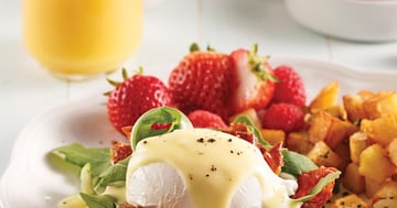 Oeufs Bénédictine au Prosciutto Croustillant
