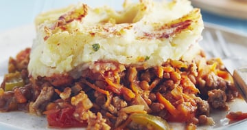 Pâté Chinois aux Lentilles et au Poulet Haché