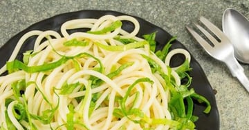 Pâtes aux Poireaux