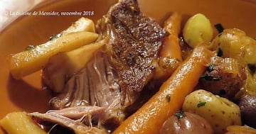 Palette de Veau Braisée aux Légumes