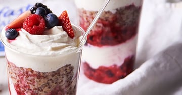 Parfait aux Baies, au Gruau et au Quinoa