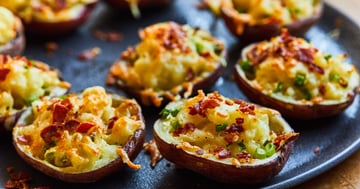 Pelures de Pommes de Terre Gratinées