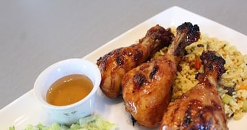 Pilons de Poulet au Miel et au Gingembre (B.B.Q.)