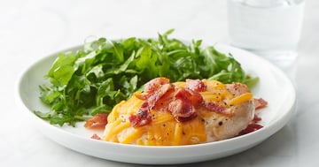 Poitrines de Poulet Cheddar-bacon à 3 Ingrédients