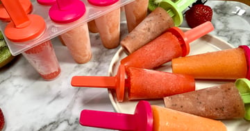 Popsicles aux Fruits pour Enfants