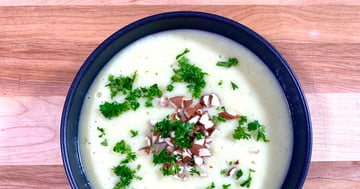 Potage au Chou-Fleur et Poireau