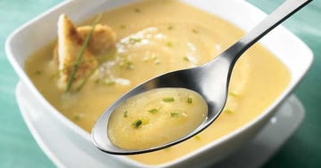 Potage de Navet et Poires à la Ciboulette