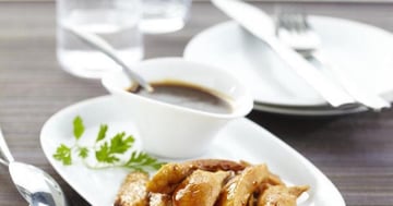 Poulet au Miel et Gingembre (menu St-Valentin)