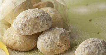 Kourabiedes (grecque de Noël Biscuits au beurre)
