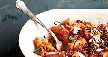 Rigatonis à L’aubergine et à la Ricotta