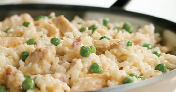 Risotto Carbonara au Poulet