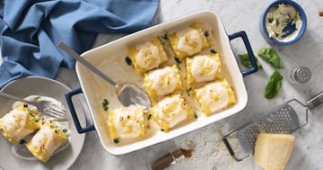 Rouleaux de Lasagne aux Trois Fromage