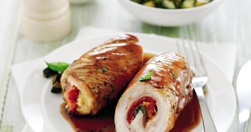 Roulés de Dinde à L’italienne (St-Valentin)