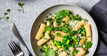 Salade de Pâtes aux Petits Pois, Edamames et Fines Herbes