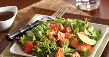 Salade de Saumon Teriyaki
