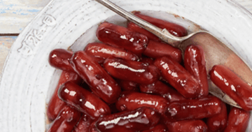 SAUCISSES COCKTAIL DANS LE SIROP D’ÉRABLE
