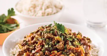 Sauté de Boeuf Haché à la Marocaine