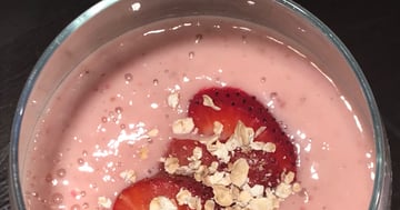 Smoothie aux Fraises