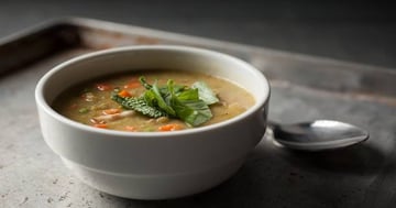 Soupe aux Pois et Petits Pois