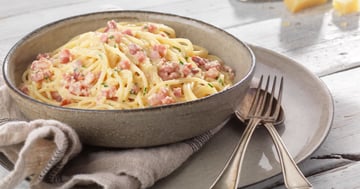 Spaghetti Carbonara à la Crème