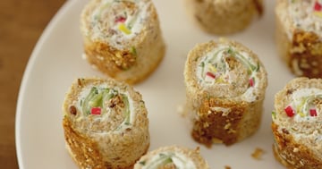 Spirales Simples avec Fromage à la Crème aux Fines Herbes et Concombre