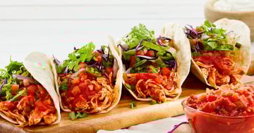 Tacos de Poulet à la Mijoteuse