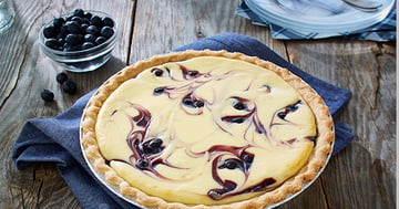 Tarte au Fromage à la Crème et aux Bleuets
