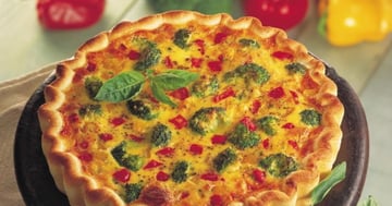 Tarte aux Brocolis et Deux Poivrons