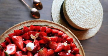 Tarte aux Fraises à la Crème D'amandes