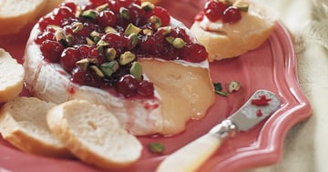 Tartinade au Brie, aux Canneberges et aux Pistaches