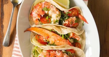 Tortillas au Homard à L'avocat à la Coriandre et au Chili