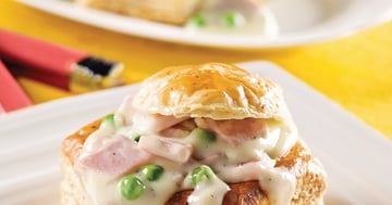 Vol-au-vent au Jambon
