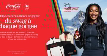 Concours Coca-Cola - Affiche tes couleurs d’équipe et cours la chance de gagner de l’équipement digne d’un athlète olympique!