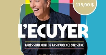 Concours Bel âge- Tentez de gagner une paire de billets pour le nouveau spectacle de Patrice L'écuyer!