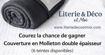 Concours Gagnez une couverture en molleton!