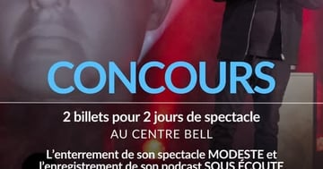 Concours Gagnez 2 spectacles pour Mike Ward au centre Bell!