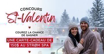 Concours Gagnez un certificat cadeau de 150$ au Stom spa nordique!