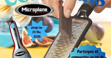 Concours Gagnez 3 râpes Microplane d'une valeur de 90$ !