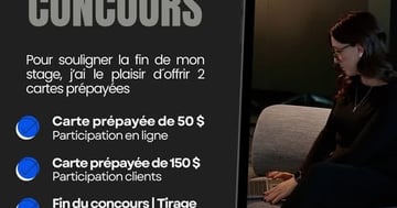 Concours Gagnez l'une des deux cartes prépayée de 50$ où 150$!