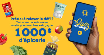 Concours Aliments du Québec 1000$ en Épicerie à Gagner