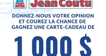 Concours Carte-Cadeau Jean Coutu de 1000$ à Gagner