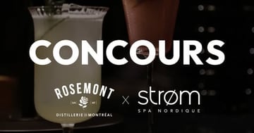 Concours Gagnez Quatre produits de la Distillerie de Montréal et 100$ au strom spa!