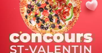 Concours Gagnez l'une des 4 cartes cadeaux de 25$ Pizza Avenue!