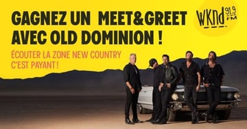 Concours Gagnez votre expérience VIP avec Old Dominion!